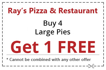sun-mon 2 large cheese pizza 