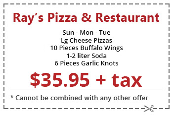 Sunday to Tuesday combo for $35.95 plus tax